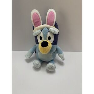 Bluey 8" Collectible Plush Bluey with Bunny Ear Headband Easter Stuffed Animal